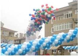 toplu u�an balon b�rakma